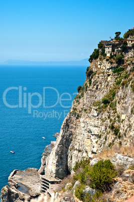 Cliff on the Amalfi Coastline