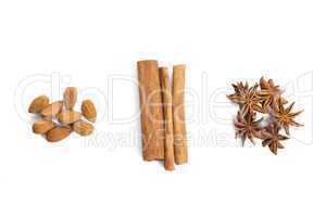 cinnamon, star anise and almond