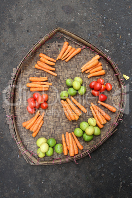 Vegetables on the street