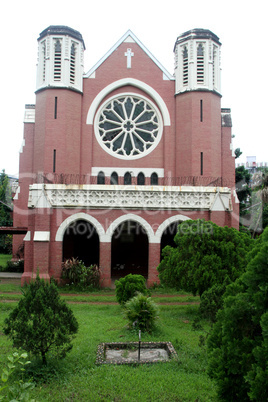 Red brick church