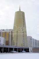 Golden tower in Astana