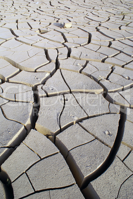 Clay in desert