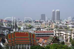 Wat and Bangkok