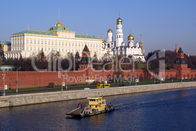Kremlin and boat