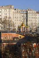 Apartment and orthodox church