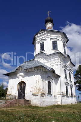 Russian white church