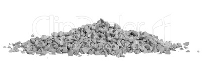 Rendered Image of Rock Rubble