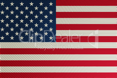 Halftone USA flag