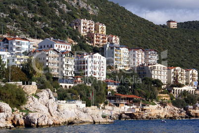 Houses and sea