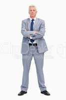 Portrait of a businessman with his arms folded