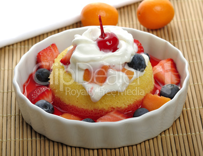 Dessert With Fresh Fruits
