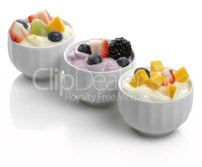 Yogurts With Fruits