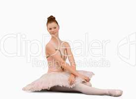 Ballerina sitting