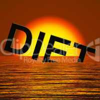 Diet Word Sinking Meaning Broken Diet