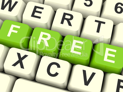 Free Computer Keys Showing Freebies and Promotions