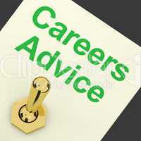 Careers Advice Switch Shows Employment Guidance And Decisions