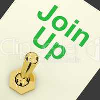 Join Up Switch On Showing Subscription And Registration