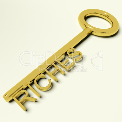 Riches Key Representing Wealth and Fortune
