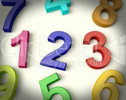 Kids Numbers Representing Numeracy And Education