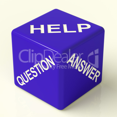 Question Answer And Help Dice As Symbol For Information