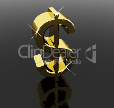 Dollar Sign As Symbol For Money Or Cash