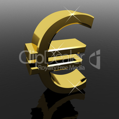 Euro Sign As Symbol For Money Or Wealth