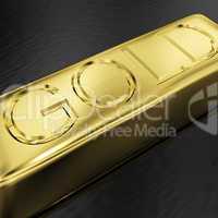 Gold Bar As Symbol For Wealth Or Treasure