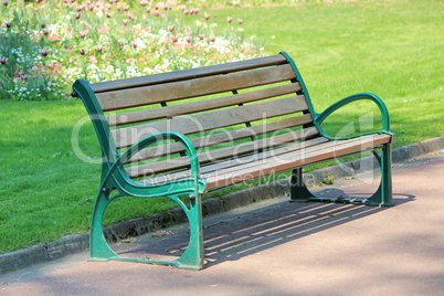 Bench in a park