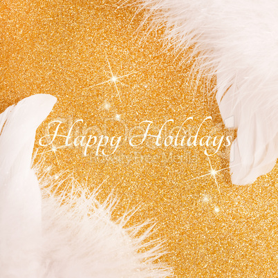 happy holidays card / happy holidays card