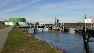 Fuel tanker dock pumping stations cape cod canal