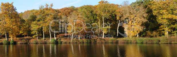 France,  les Vaux de Cernay park in autumn