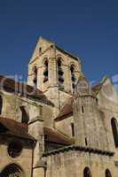 France, the church of Auvers sur Oise