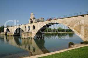 France, Le Pont  d Avignon in Provence