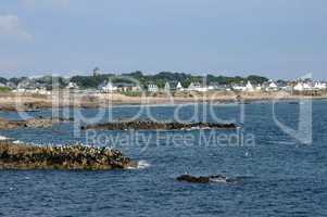 France, La Cote Sauvage in Batz sur Mer