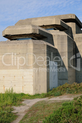 France, Le Grand Blockhaus in Batz sur Mer