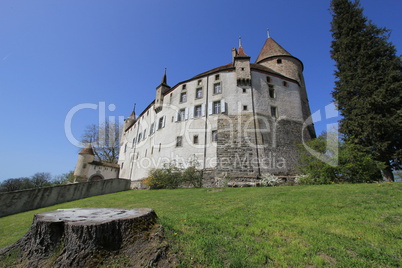 Old castle of Oron, Fribourg canton, Switzerland