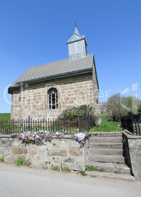 Chapel in Fiaugeres, Fribourg canton, Switzerland,