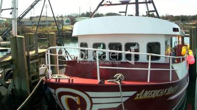 Docked fishing boats cape cod; 3