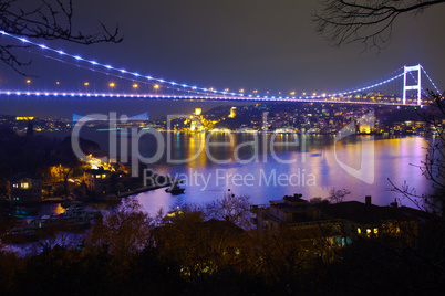 bridge at the night