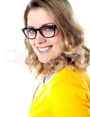 Beautiful smiling casual girl