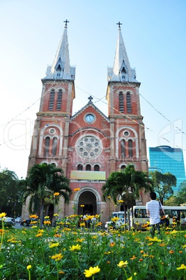 Historic Cathedral in Ho Chi Minh,Vietnam