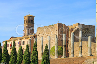 Rom Kirche Santi Giovanni e Paolo - Rome church Santi Giovanni e Paolo 01