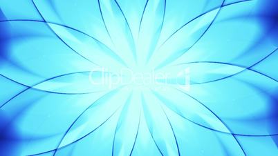 Abstract floral background, blue tint