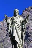 Jesus Statue at Bessans, France