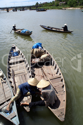 Boats on the river