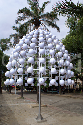 Lamps on the street