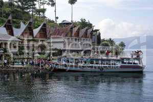 Ferry near Samosir