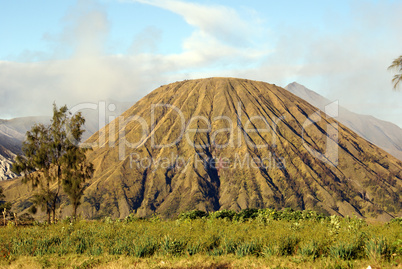 Volcano and onion