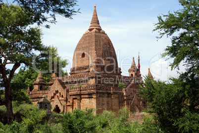 Brick temple in Old Bagan