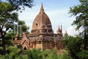 Brick temple in Old Bagan
